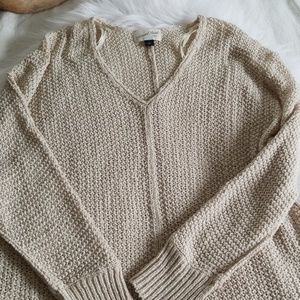 Universal Thread Tunic Pullover - Cream